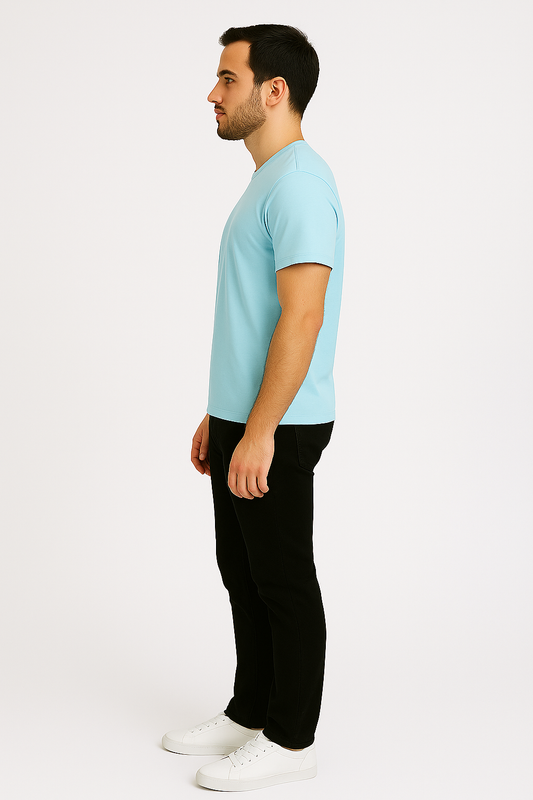 Sky Blue T-Shirt for Men