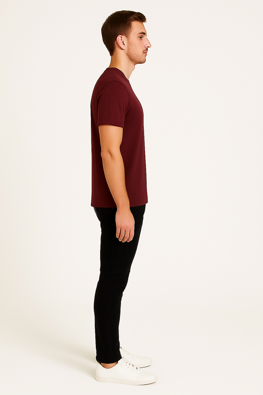 Brownish Red T-Shirt for Men