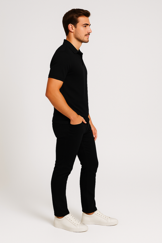 Black Polo for Men