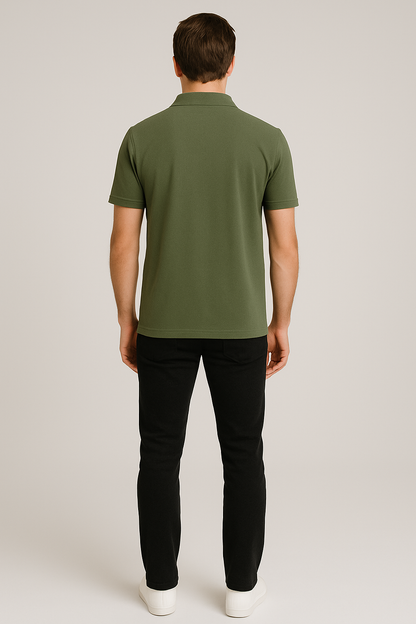 Olive Polo for Men