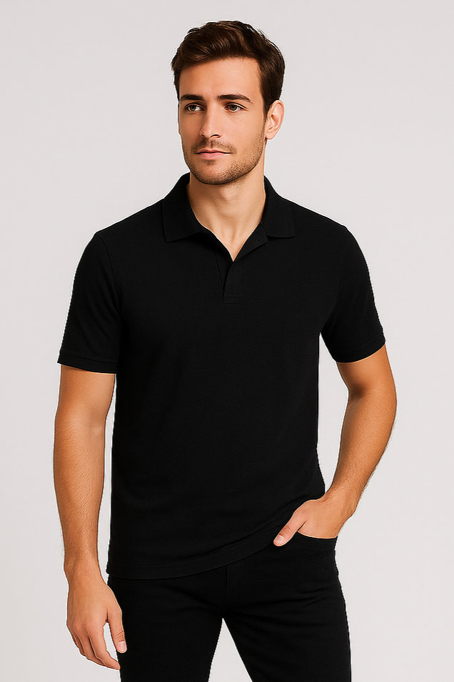 Black Polo for Men