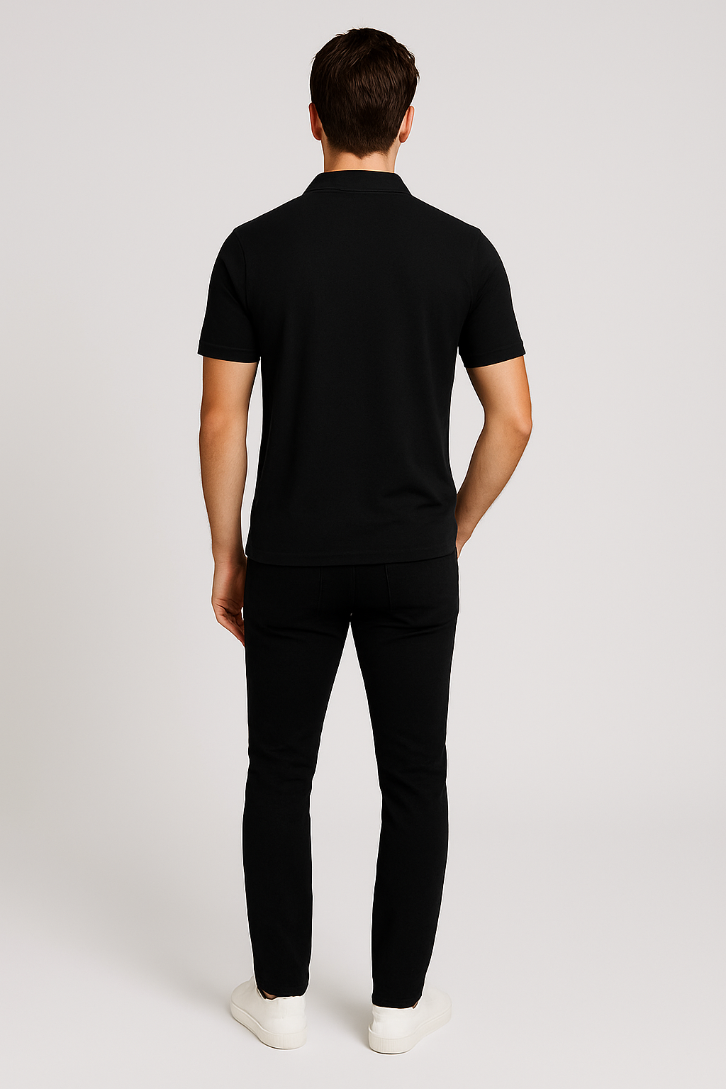 Black Polo for Men