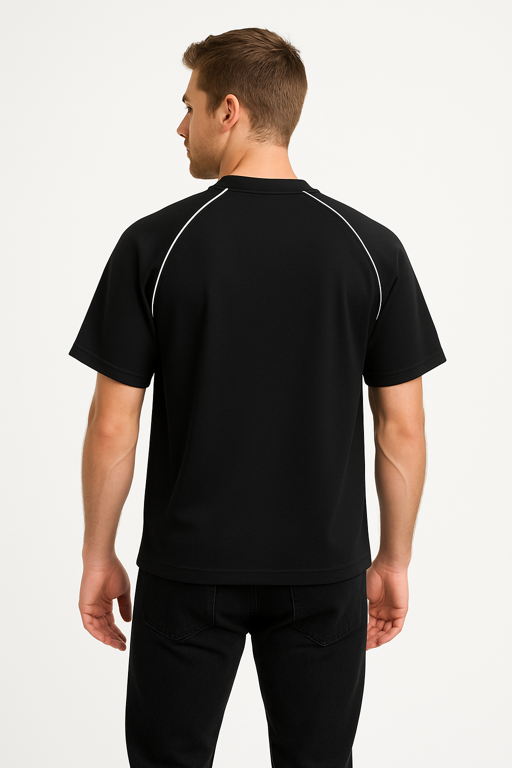 Black Sports T-Shirt for Men